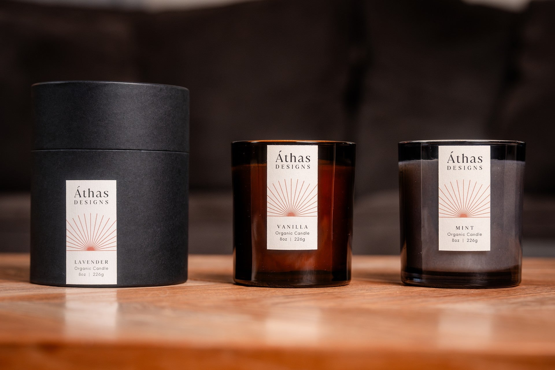 Alba Sunrise Organic Candle