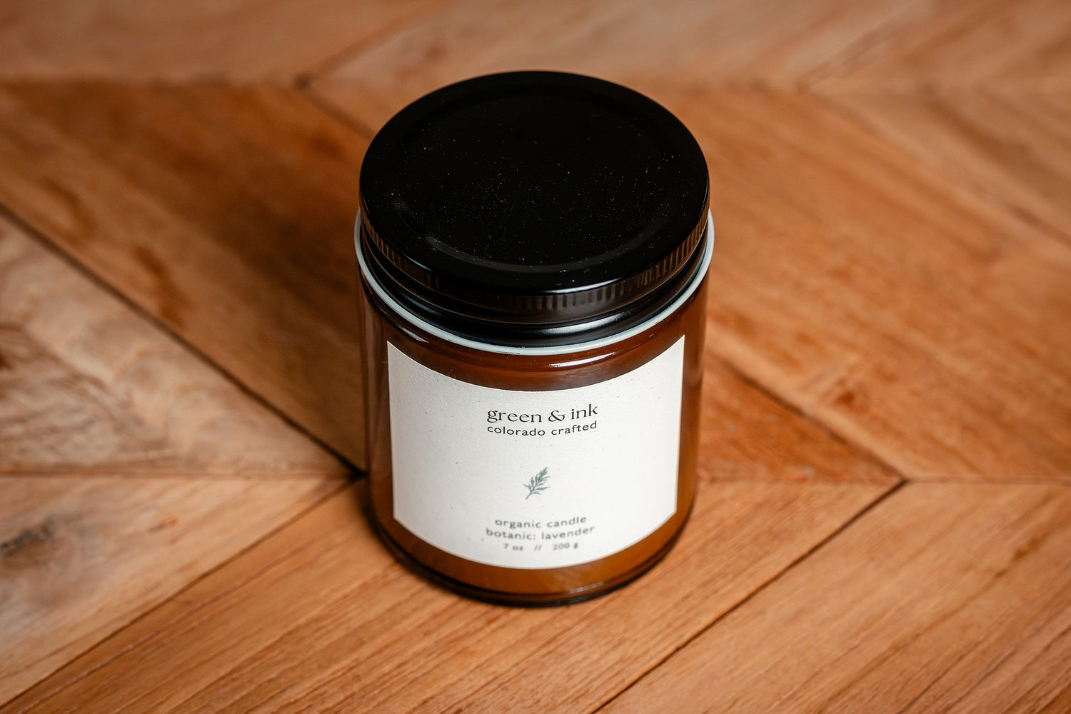 Amber Farmhouse Organic Candle