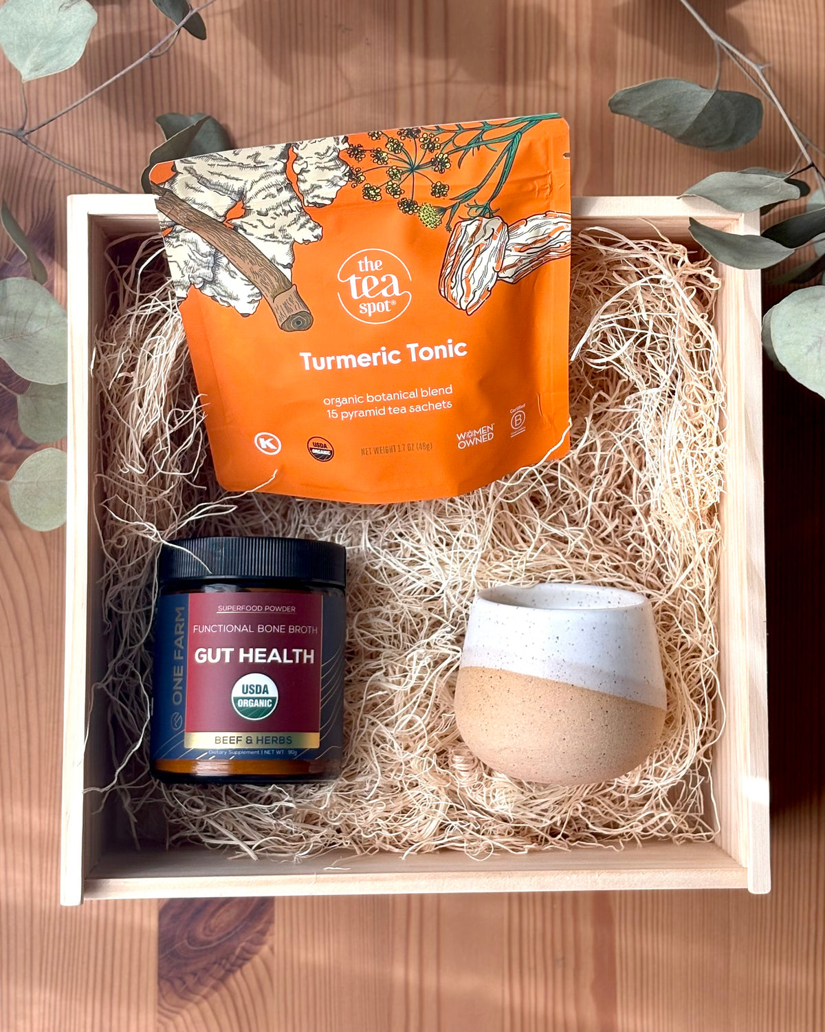 Gift set with organic &