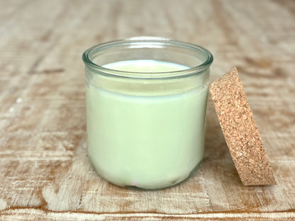 Recycled Glass Organic Candle