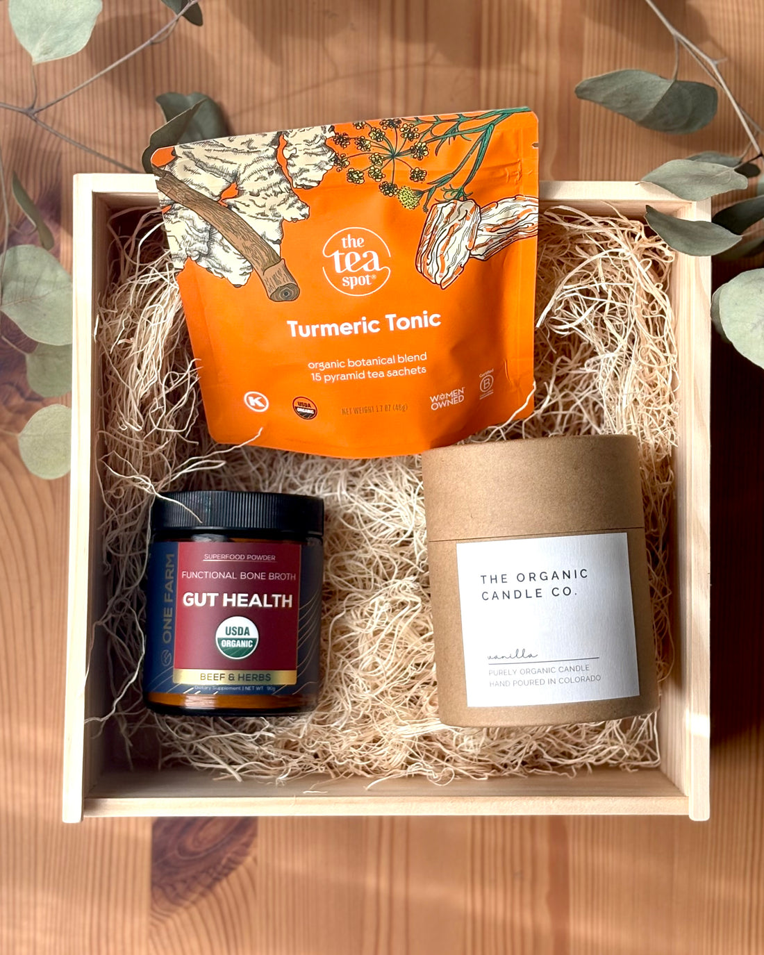 Gift set with organic &